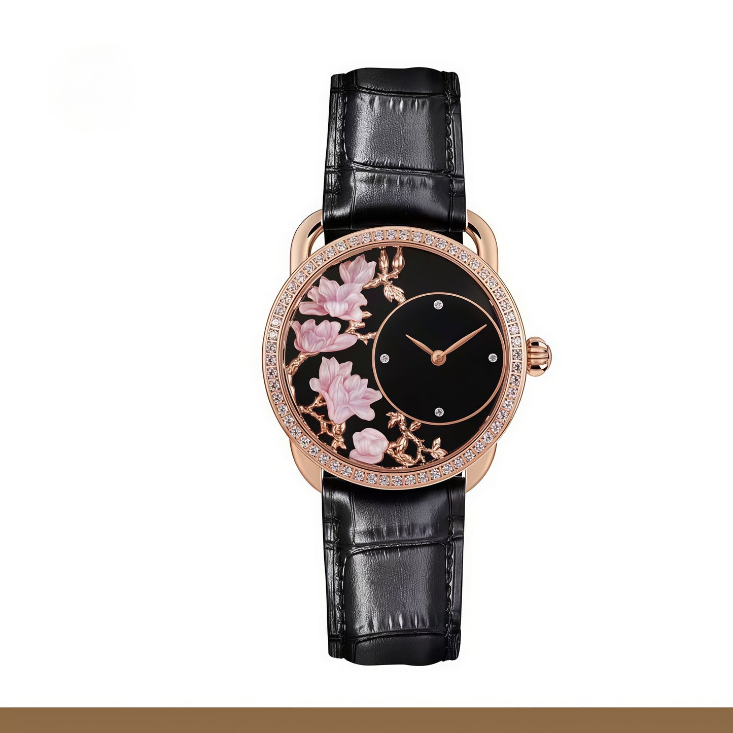【DEJOY BODHI】Yulan Magnolia Mother of Pearl Watch | Luxury Women's Timepiece