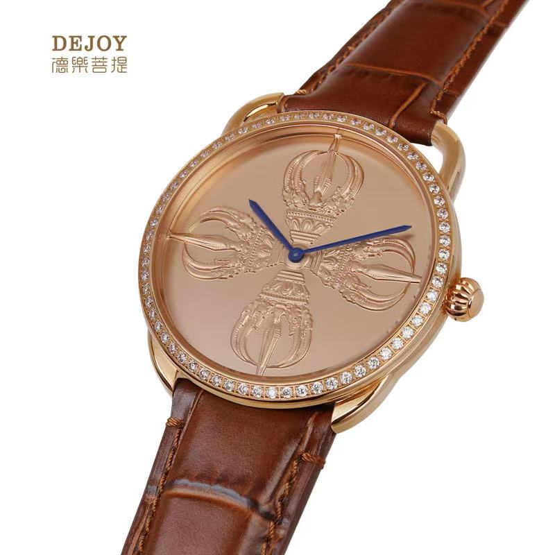 【DEJOY BODHI】Double Vajra Relief Watch | Buddhist Dharma Luxury Timepiece