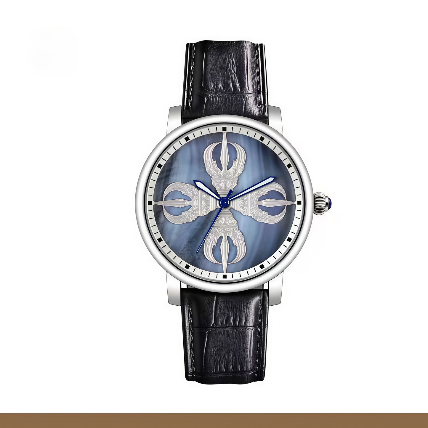 Buddha hour 45mm Vajra Mechanical Watch | Buddhist dharma luxury timepiece, Miyota auto movement, 5ATM
