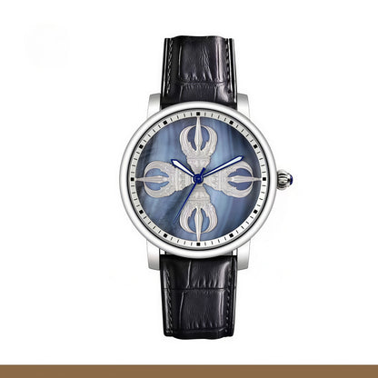 Buddha hour 45mm Vajra Mechanical Watch | Buddhist dharma luxury timepiece, Miyota auto movement, 5ATM