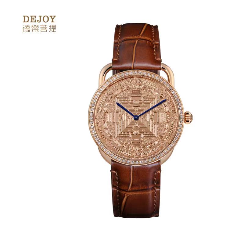 【DEJOY BODHI】Kalachakra Mandala Relief Watch | Tibetan Buddhist Luxury Timepiece