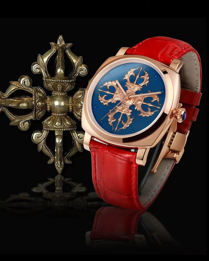 【DEJOY BODHI】42mm Vajra Mechanical Watch | Buddhist Dharma Collector's Timepiece
