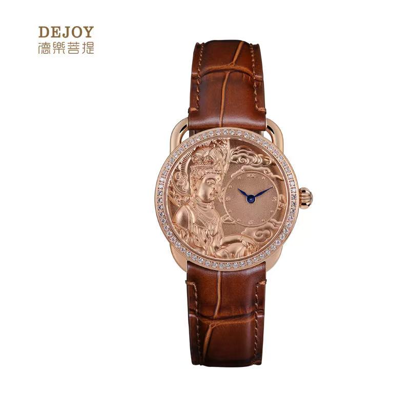 【DEJOY BODHI】Kwan Yin Relief Watch | Buddhist Luxury Timepiece