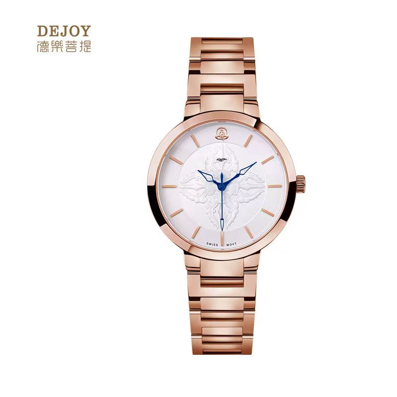 【DEJOY BODHI】Vajra Pestle Solid Steel Watch | Buddhist Dharma Luxury Timepiece