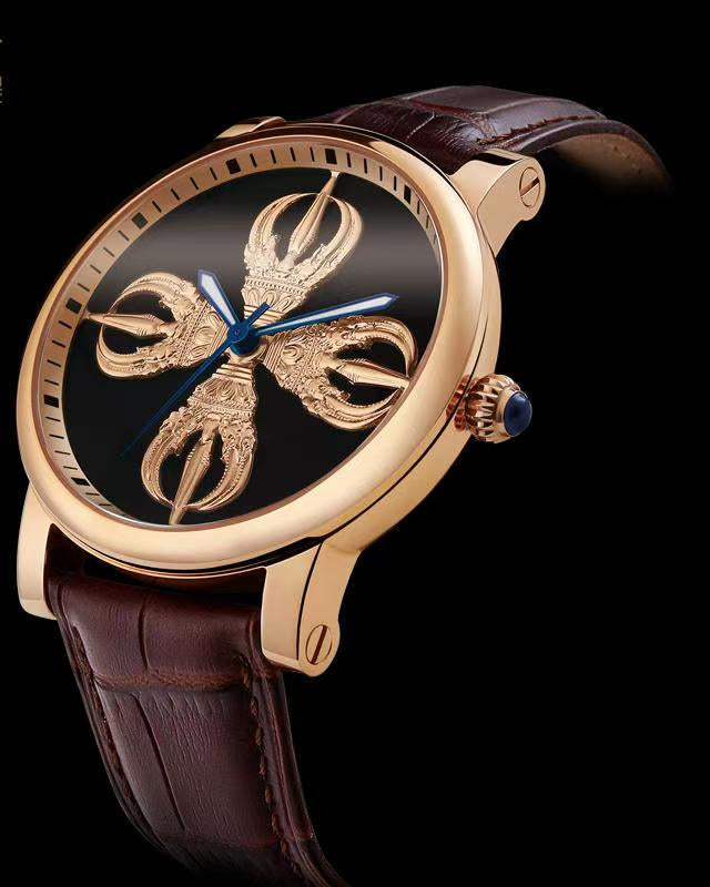 【DEJOY BODHI】45mm Vajra Mechanical Watch | Buddhist Dharma Collector's Timepiece