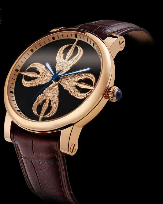 【DEJOY BODHI】45mm Vajra Mechanical Watch | Buddhist Dharma Collector's Timepiece