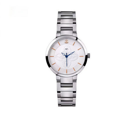 【DEJOY BODHI】Vajra Pestle Solid Steel Relief Watch | Buddhist Luxury Timepiece
