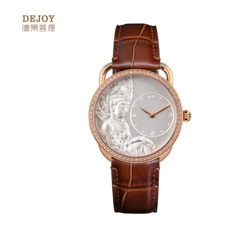 【DEJOY BODHI】Kwan Yin Relief Watch | Buddhist Luxury Timepiece