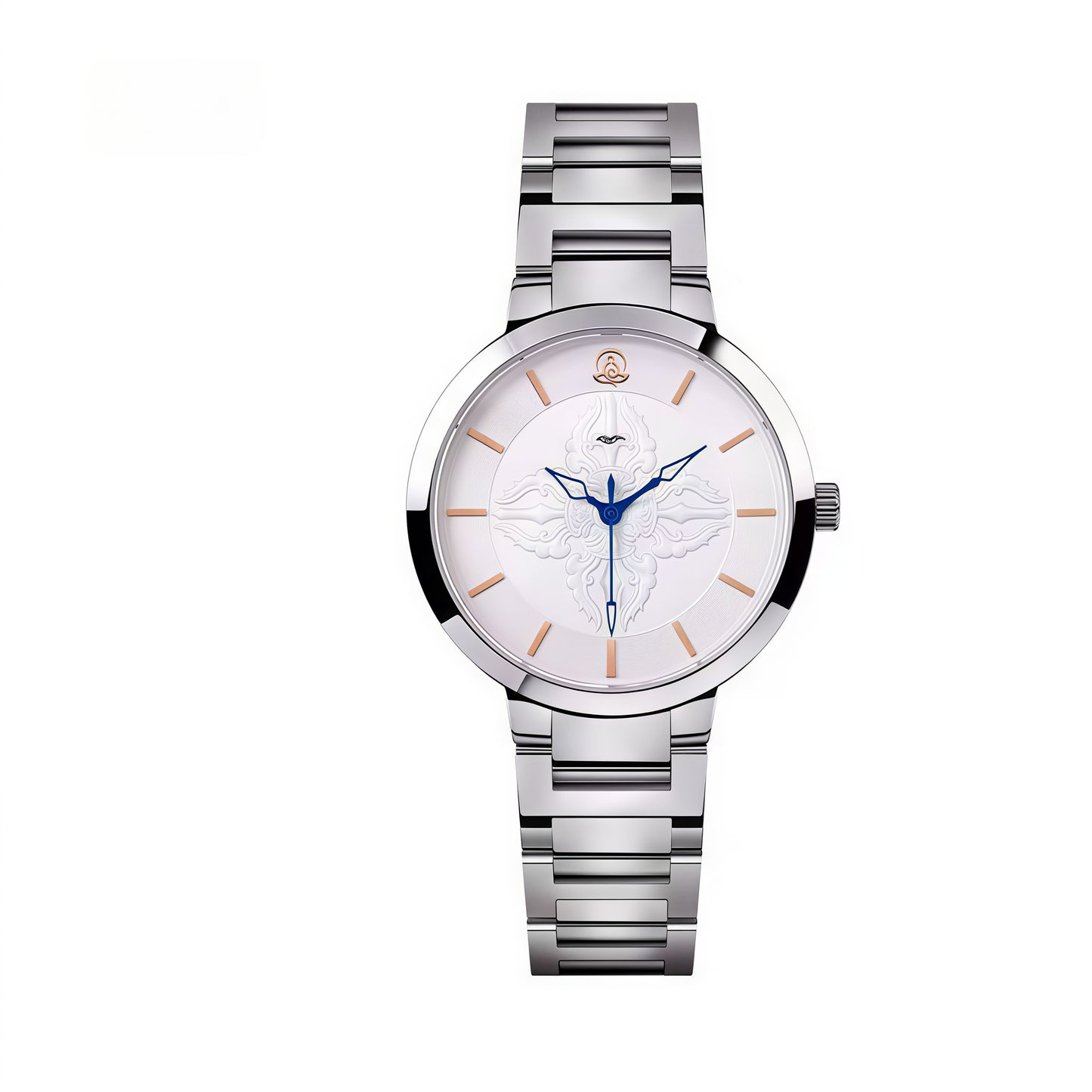 【DEJOY BODHI】Vajra Pestle Solid Steel Relief Watch | Buddhist Luxury Timepiece