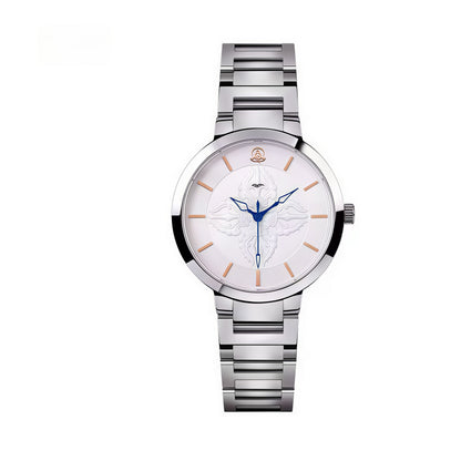 【DEJOY BODHI】Vajra Pestle Solid Steel Relief Watch | Buddhist Luxury Timepiece