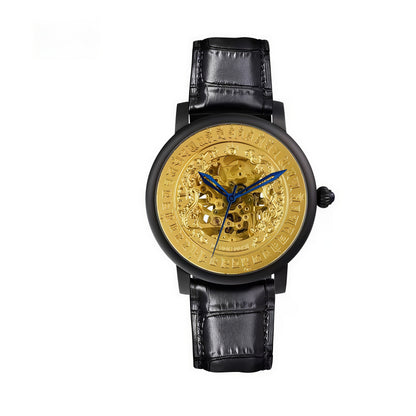 【DEJOY BODHI】45mm Cundi Z Bodhisattva Relief Mechanical Watch | Buddhist Luxury Timepiece