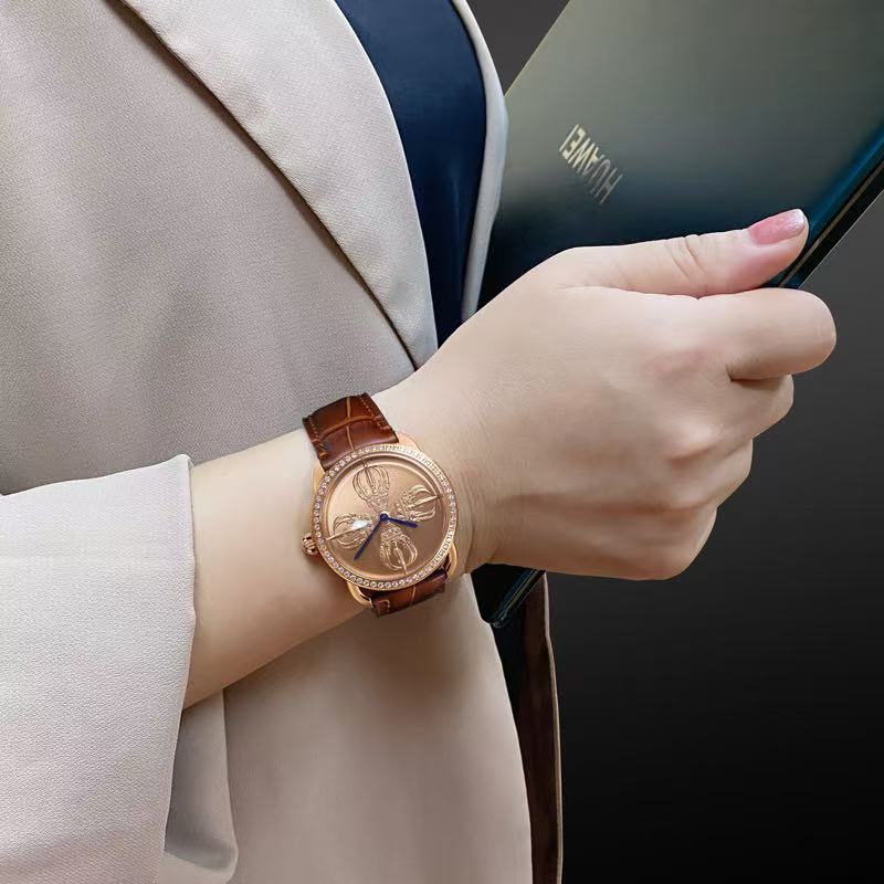 【DEJOY BODHI】Double Vajra Relief Watch | Buddhist Dharma Luxury Timepiece