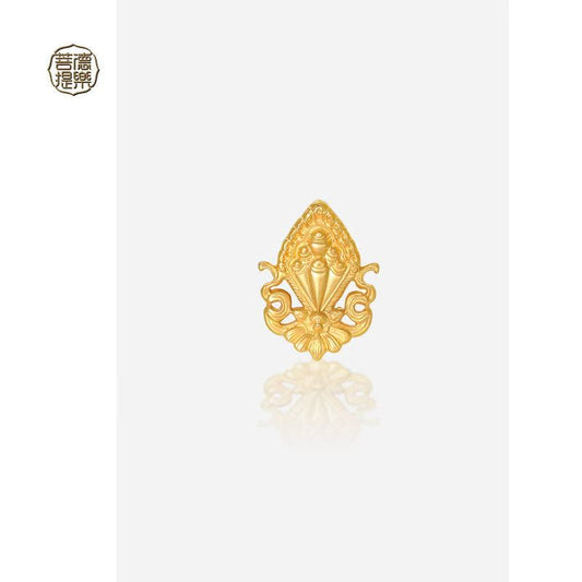 Blessed Mani Jewel Wish-Fulfilling Brooch | Buddhist Lucky Jewelry