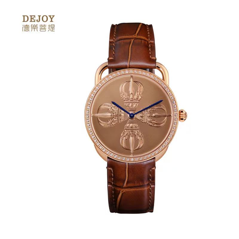 【DEJOY BODHI】Double Vajra Relief Watch | Buddhist Dharma Luxury Timepiece