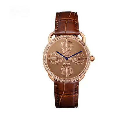 【DEJOY BODHI】Double Vajra Relief Watch | Buddhist Dharma Luxury Timepiece
