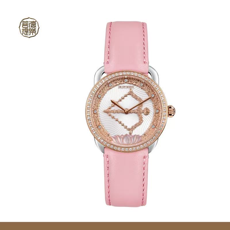 【DEJOY BODHI】Kurukulla Flower Arrow Relief Watch | Buddhist Love Goddess Timepiece