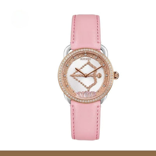 【DEJOY BODHI】Kurukulla Flower Arrow Relief Watch | Buddhist Love Goddess Timepiece
