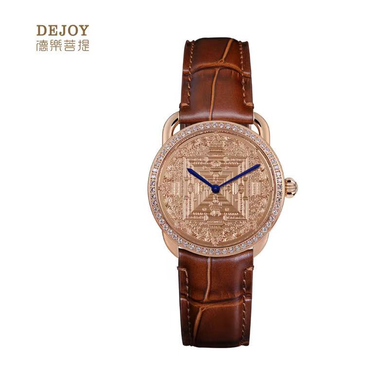【DEJOY BODHI】Kalachakra Mandala Relief Watch | Tibetan Buddhist Luxury Timepiece