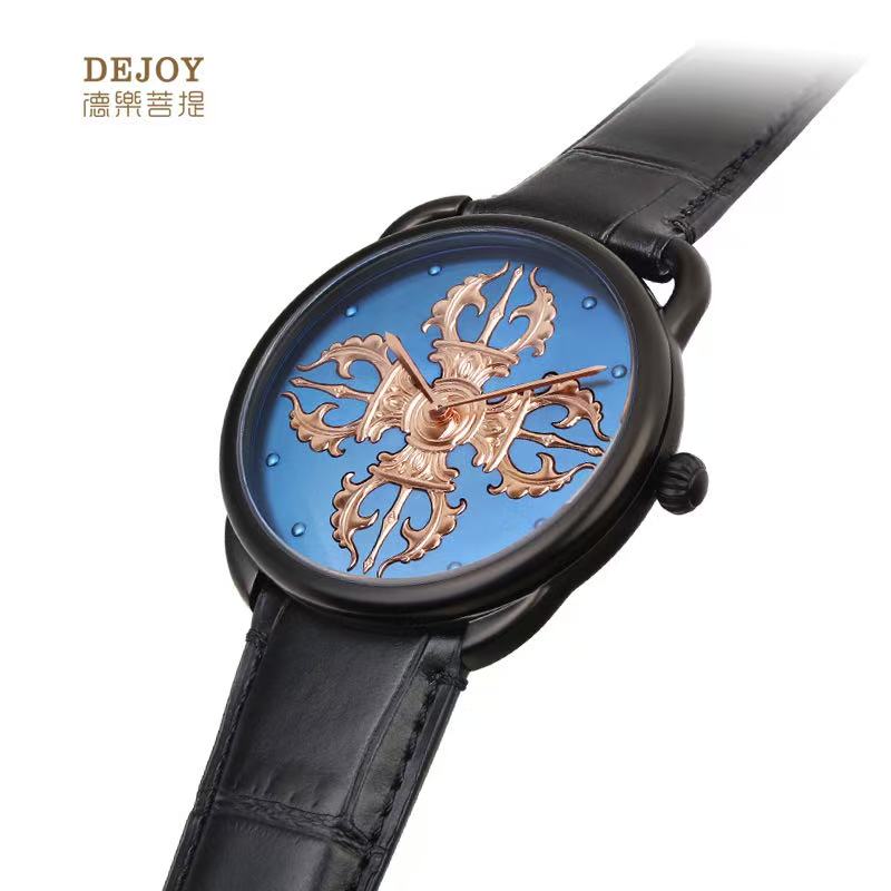 【DEJOY BODHI】43mm Vajra Relief Watch | Buddhist Dharma Luxury Timepiece