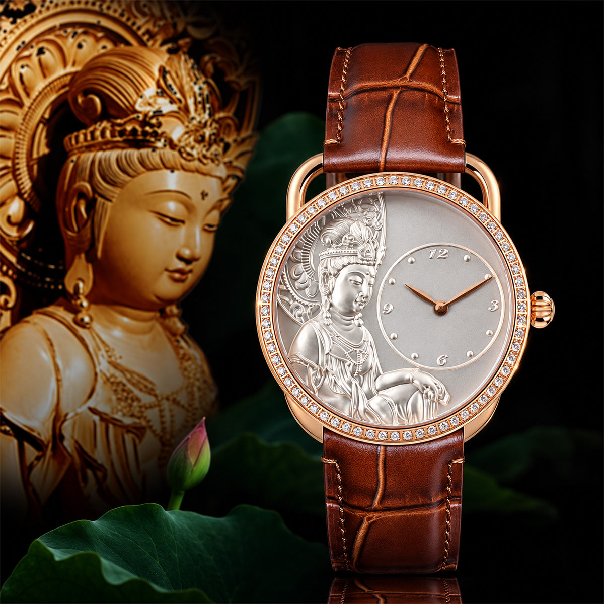 Buddha Hour Guanyin Relief Watch | Buddhist Luxury Timepiece