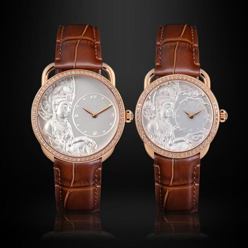 【DEJOY BODHI】Kwan Yin Relief Watch | Buddhist Luxury Timepiece