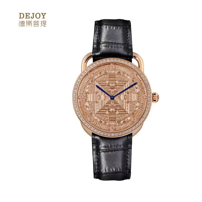 【DEJOY BODHI】Kalachakra Mandala Relief Watch | Tibetan Buddhist Luxury Timepiece