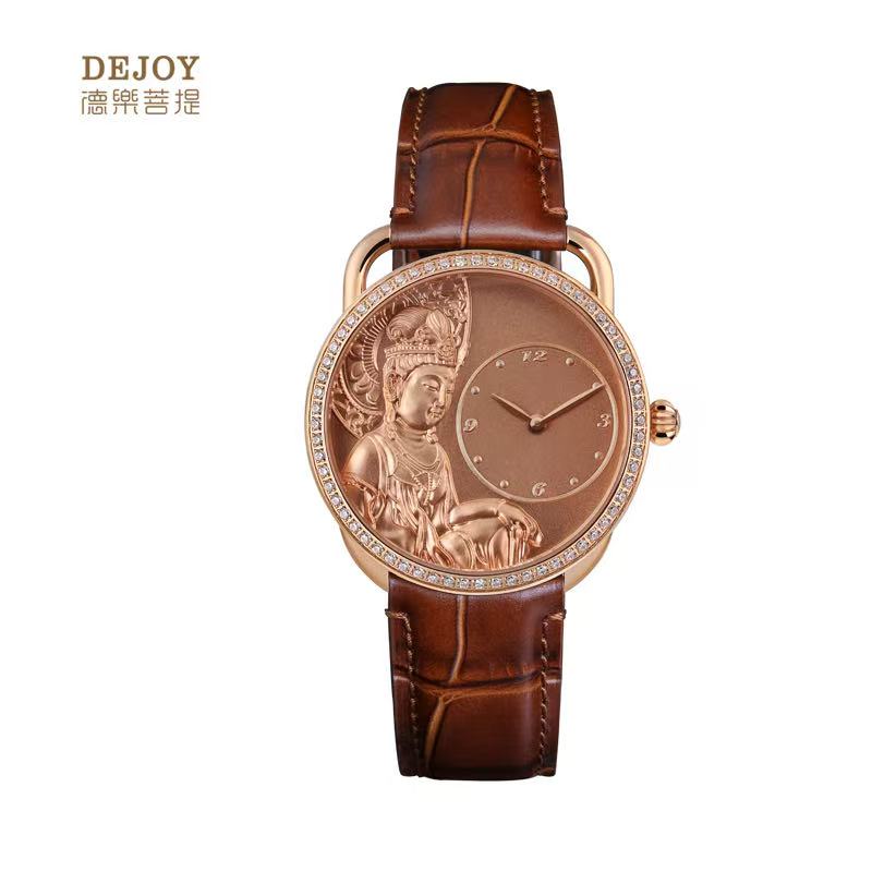 【DEJOY BODHI】Kwan Yin Relief Watch | Buddhist Luxury Timepiece