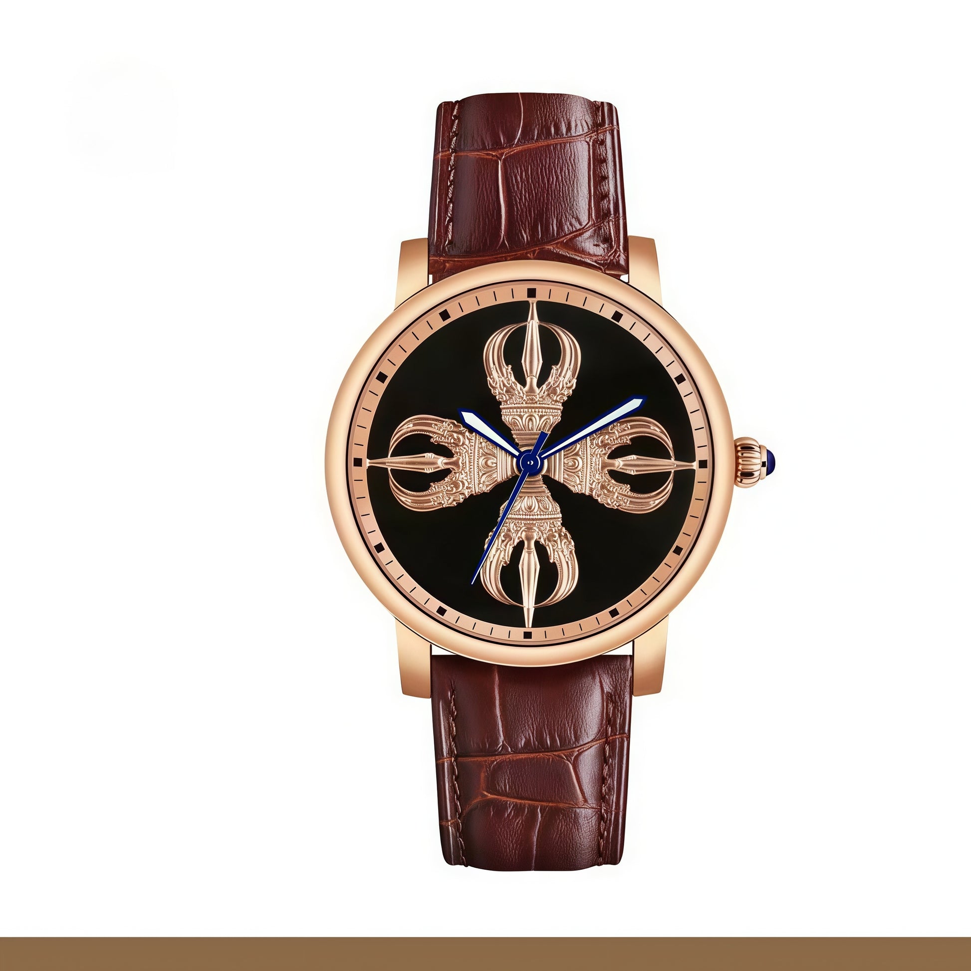 Buddha Hour 45mm Vajra Mechanical Watch | Buddhist dharma collector's timepiece, Miyota auto, 5ATM
