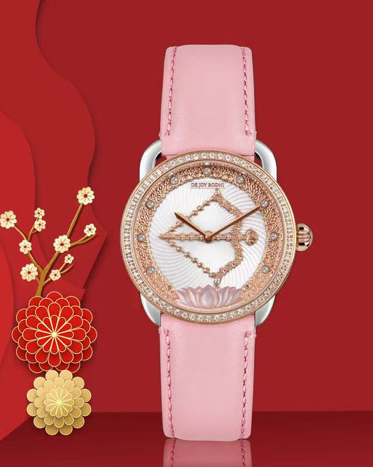 【DEJOY BODHI】Kurukulla Flower Arrow Relief Watch | Buddhist Love Goddess Timepiece