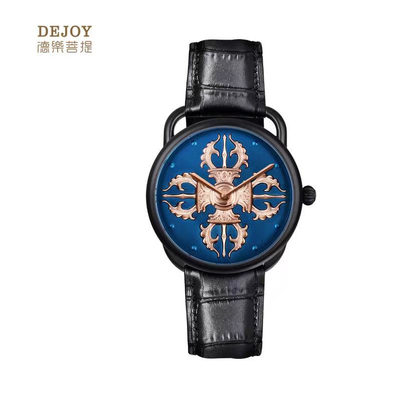 【DEJOY BODHI】43mm Vajra Relief Watch | Buddhist Dharma Luxury Timepiece