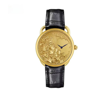 【DEJOY BODHI】43mm Vaishravana Relief Watch | Buddhist Wealth God Luxury Timepiece